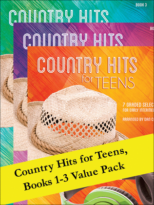 Book cover for Country Hits for Teens 1-3 (Value Pack)