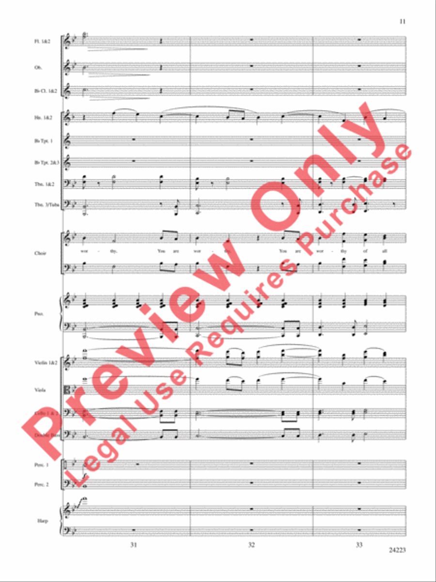 Living Lord Choir scores gallery preview page 12