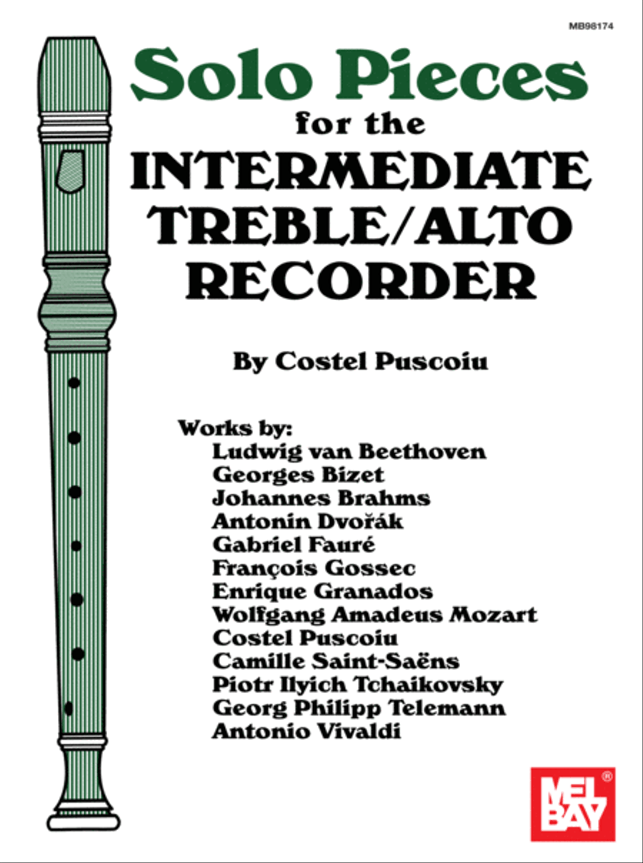 Solo Pieces for the Intermediate Treble/Alto Recorder Alto Recorder scores gallery preview page 1