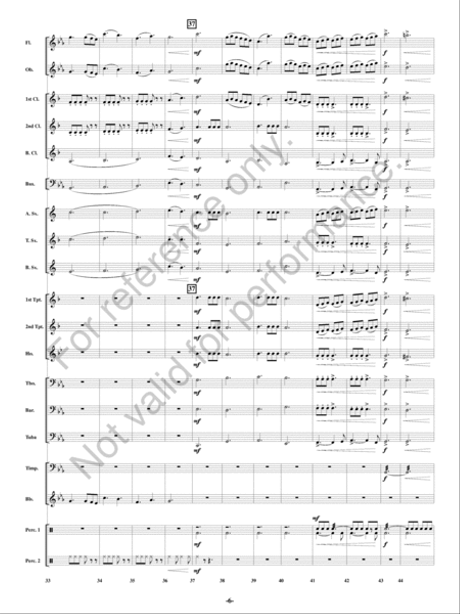 Zeal Zeal Concert Band scores gallery preview page 7