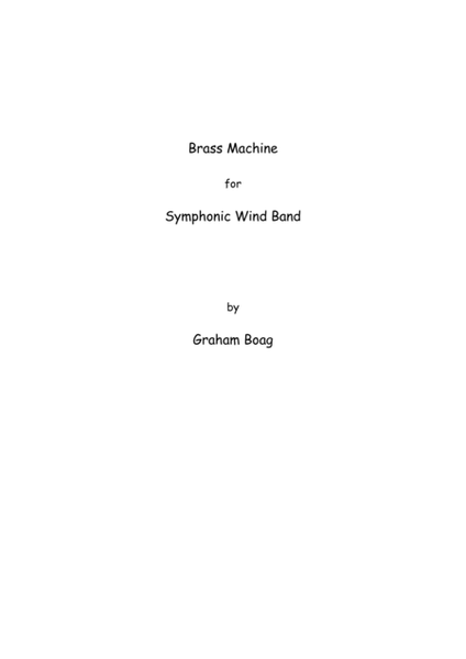 Brass Machine for Wind Band image number null