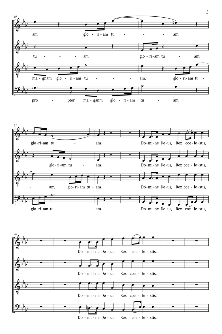 Gloria 2023 Gloria 2023 4-Part scores gallery preview page 3