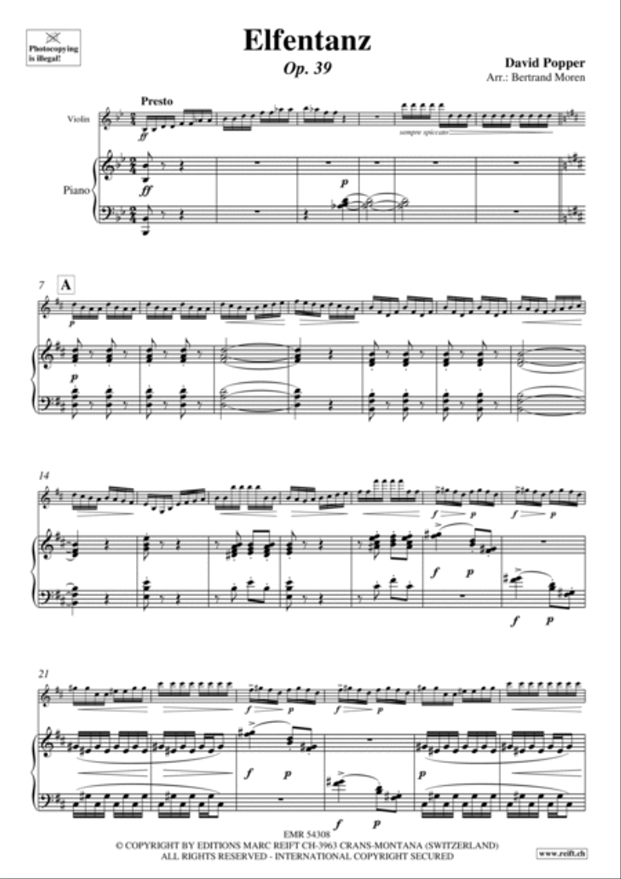 Elfentanz Violin Solo scores gallery preview page 4