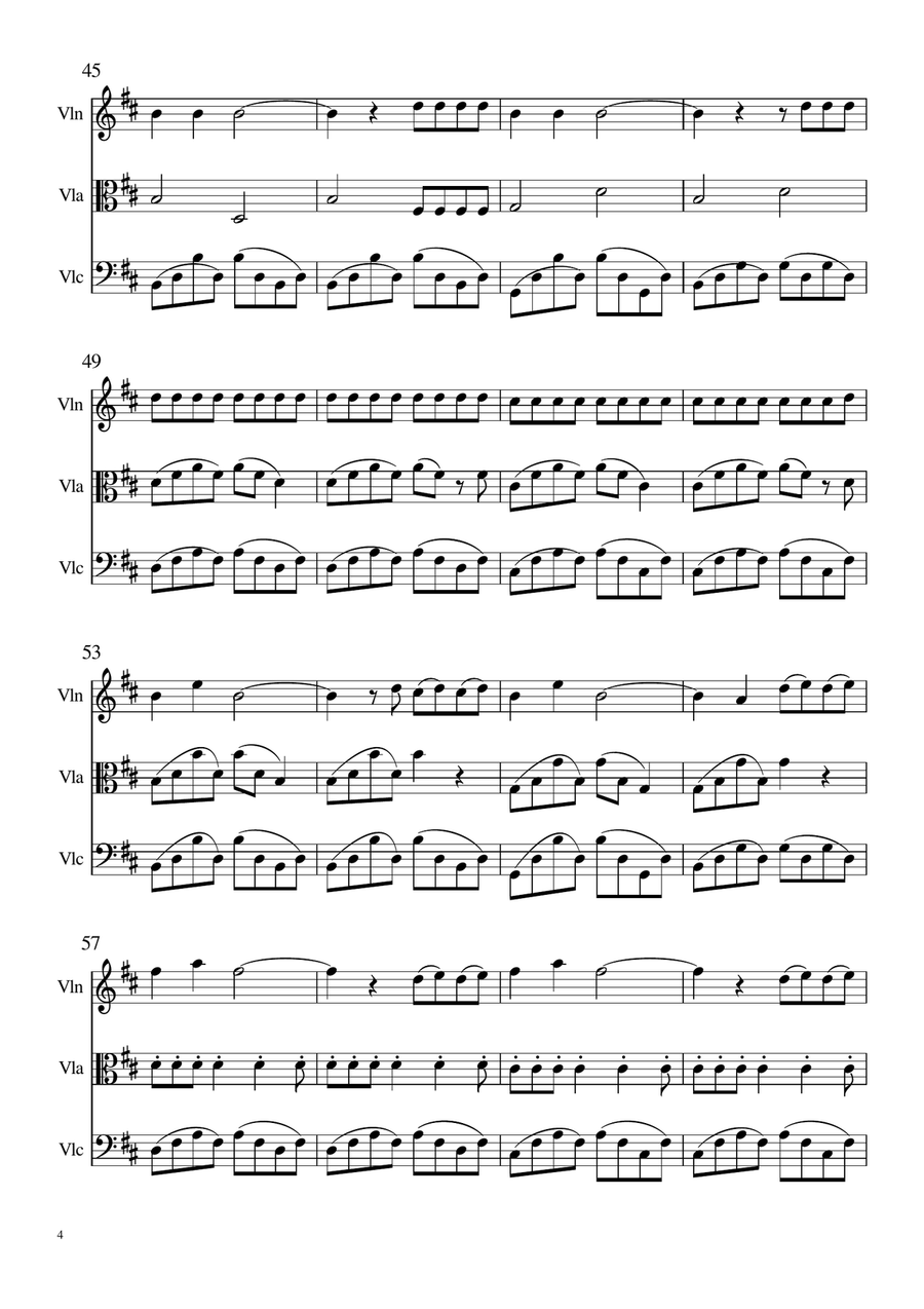 Secrets Secrets String Trio scores gallery preview page 4