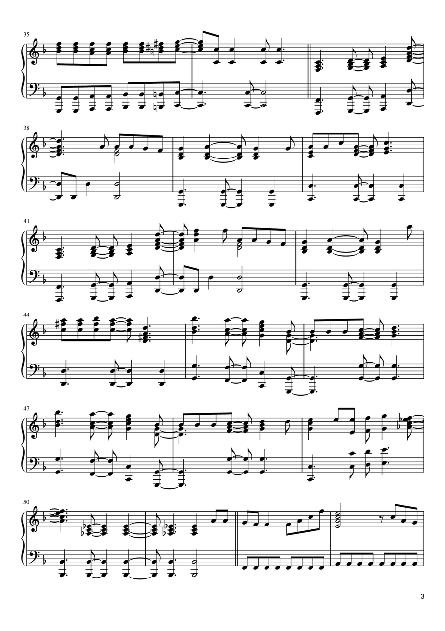 Don't Stop Me Now Piano Solo scores gallery preview page 3