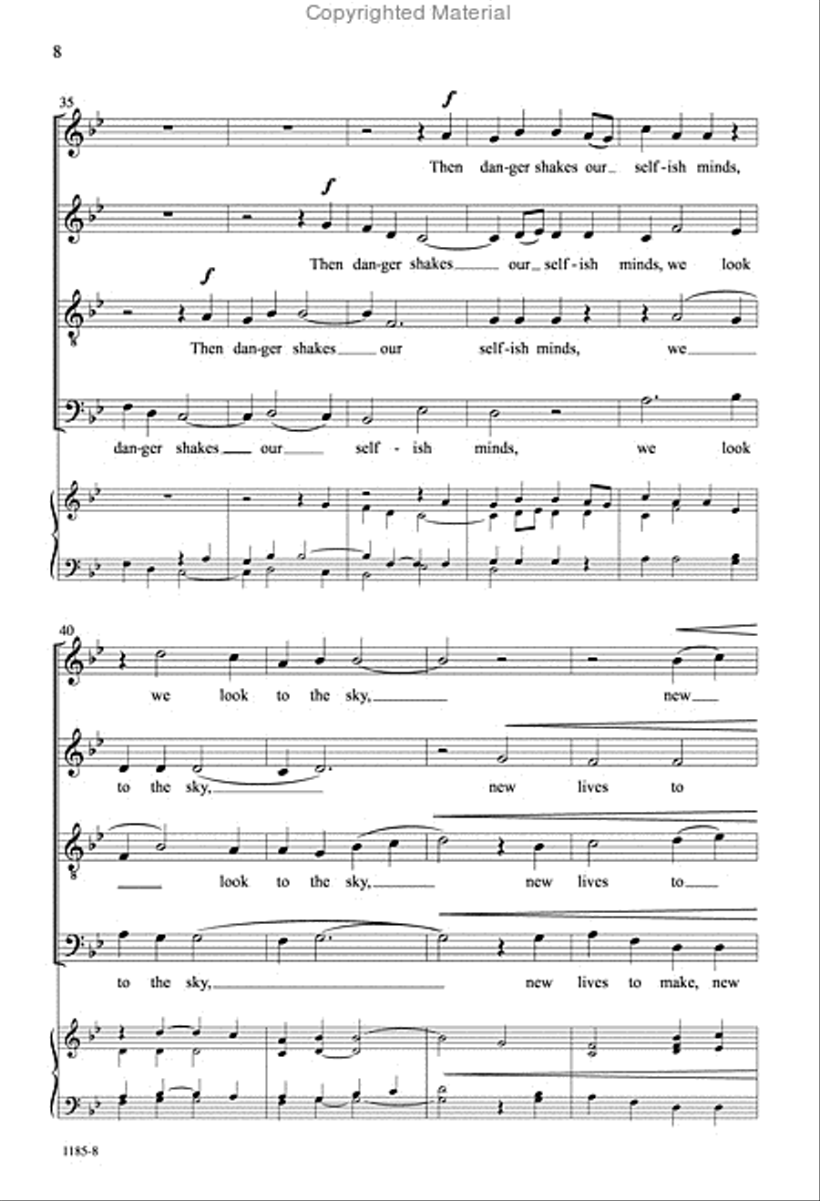 Big Sky - SATB Octavo Big Sky - SATB Octavo 4-Part scores gallery preview page 8