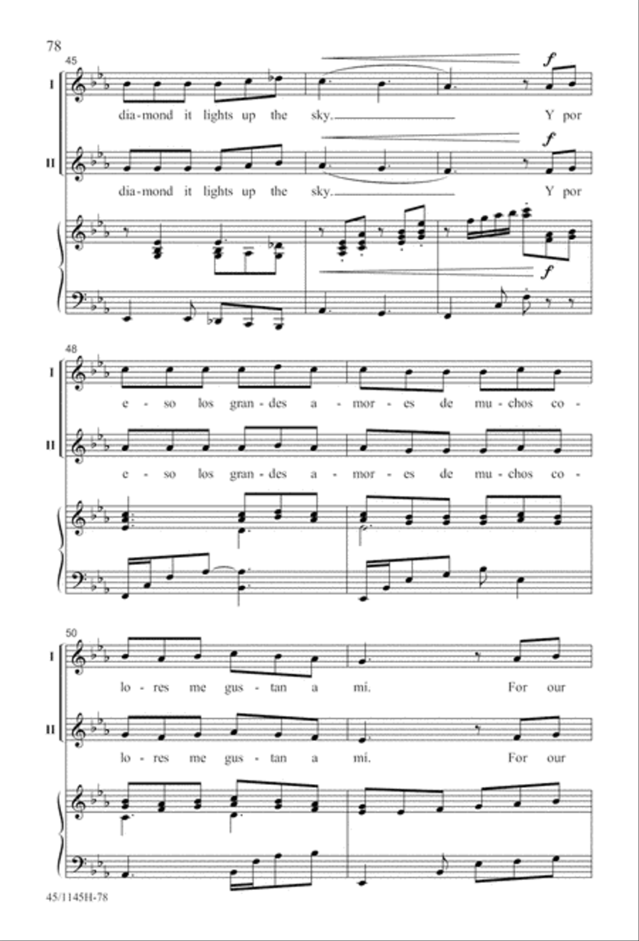 We Sing the World Around 2-Part scores gallery preview page 79