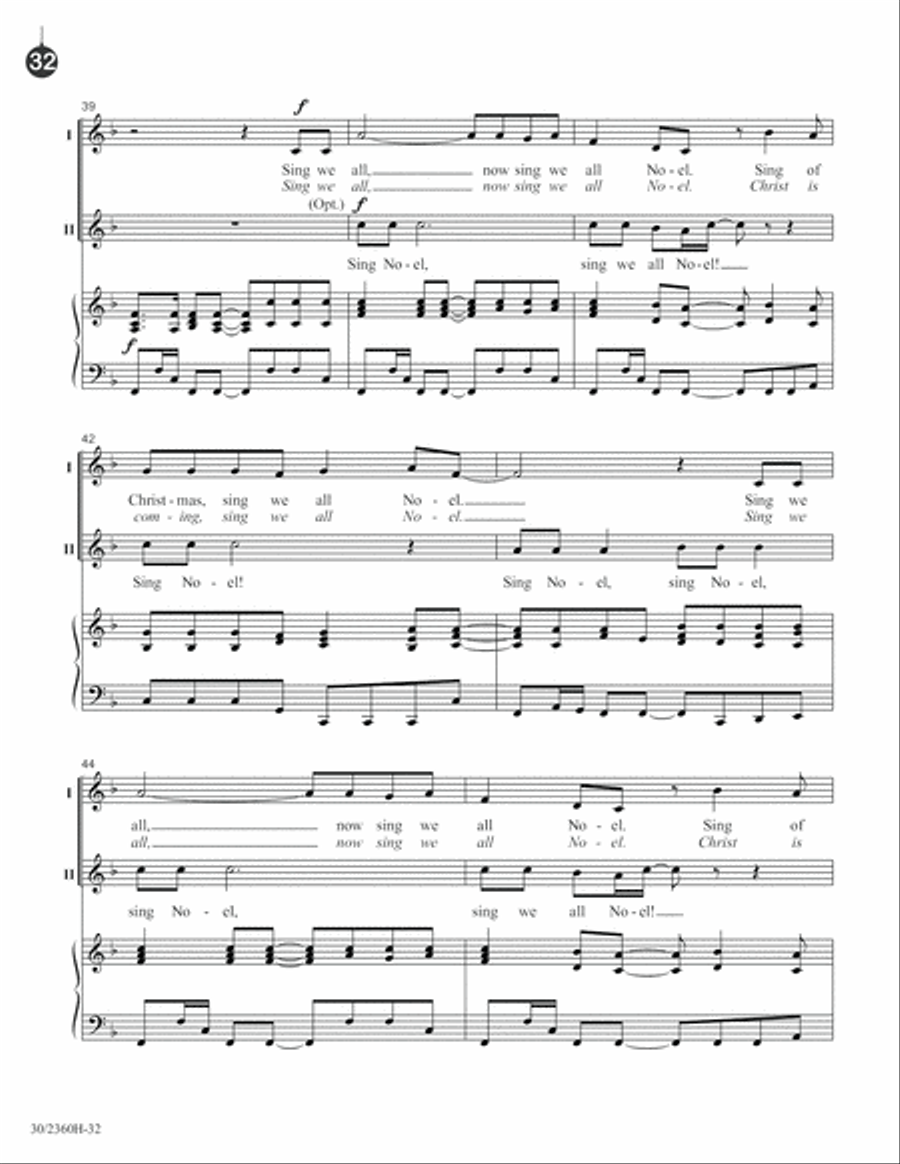 It's Christmas Everywhere! Unison Choir scores gallery preview page 33