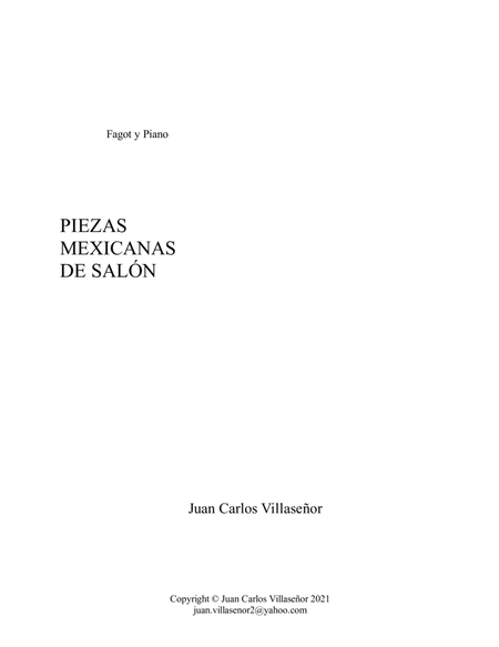 Piezas Mexicanas de Salón (Piano part.) image number null