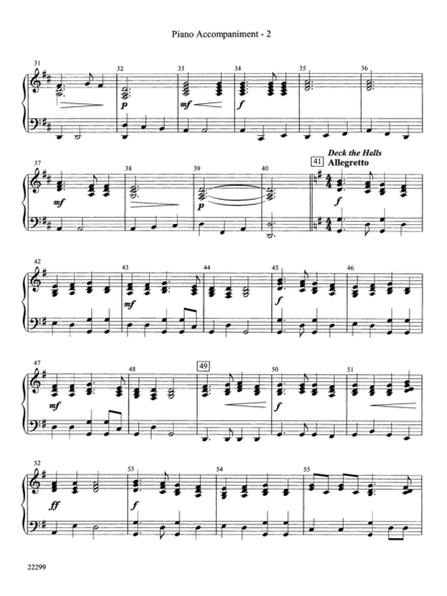 String a Song of Christmas: Piano Accompaniment