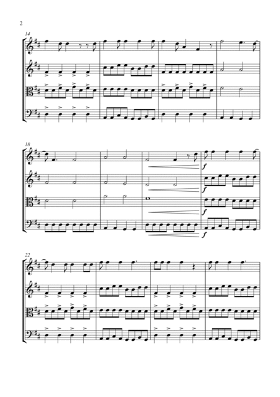 A-Punk String Quartet scores gallery preview page 2