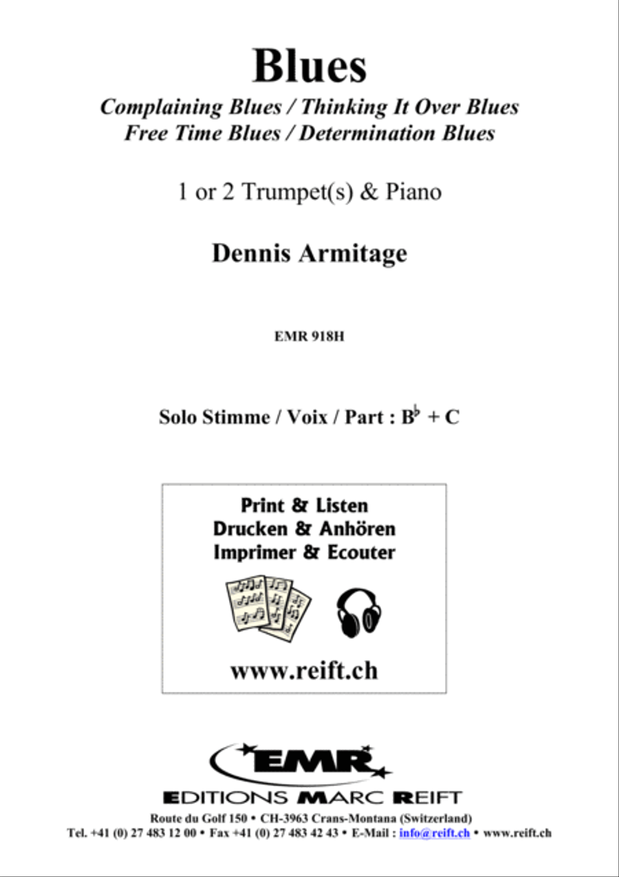 Blues Trumpet Duet scores gallery preview page 2