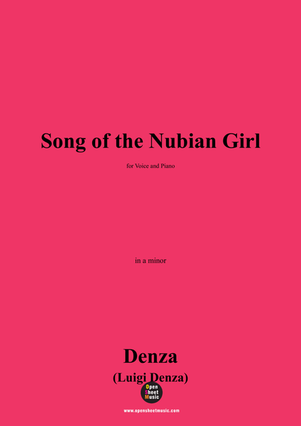 Denza-Song of the Nubian Girl,in a minor