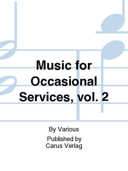 Music for Occasional Services, vol. 2