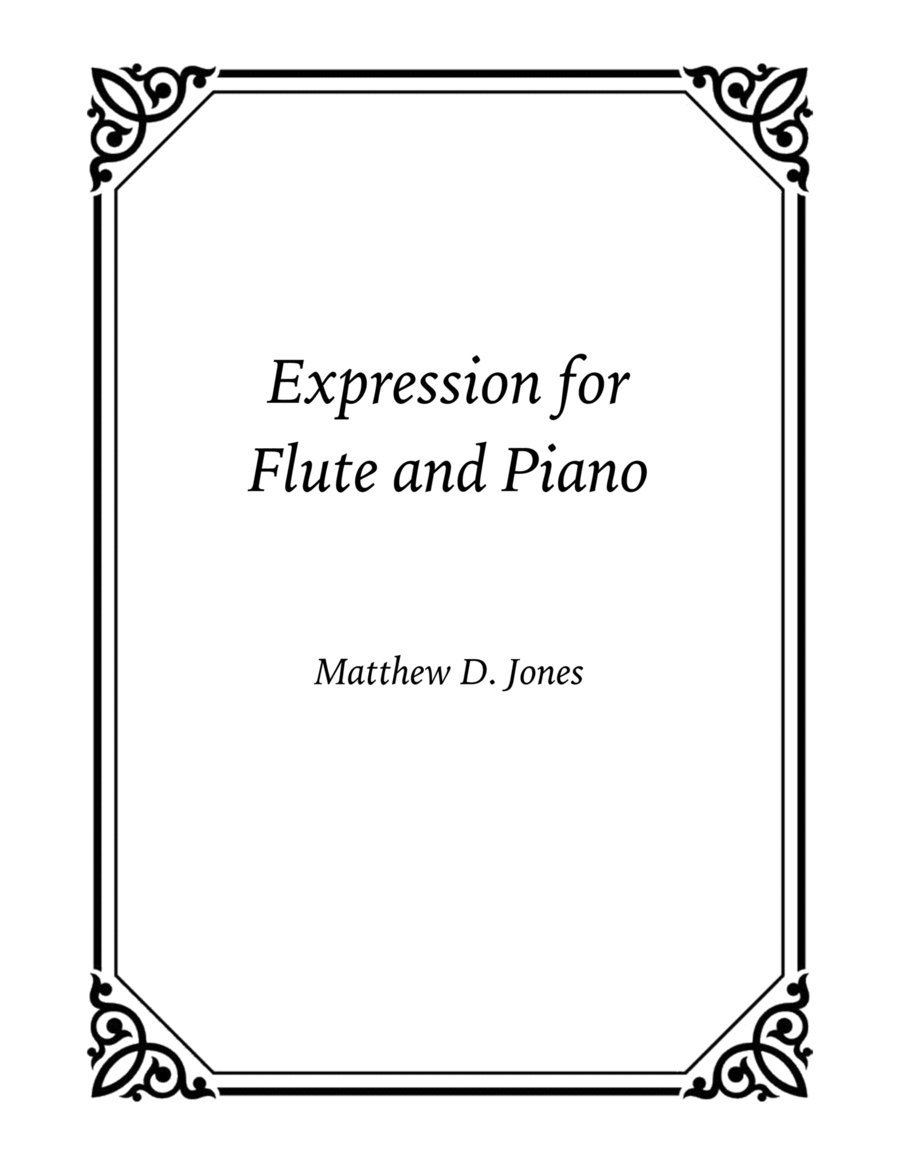 Expression for Flute and Piano image number null