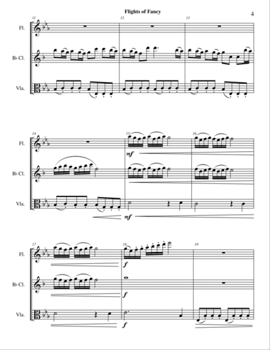 Flights of Fancy Small Ensemble scores gallery preview page 4