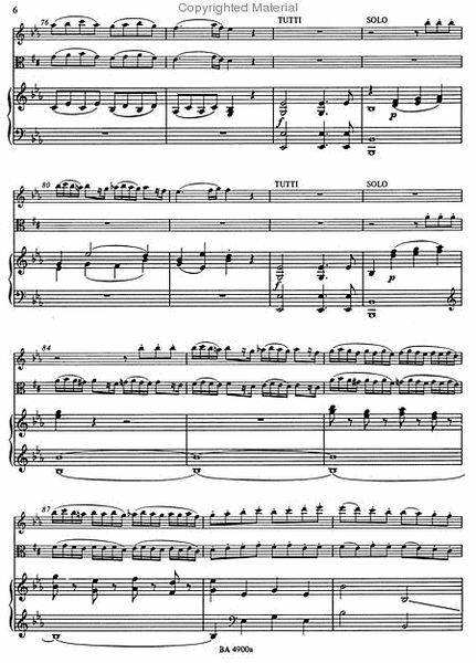 Sinfonia Concertante In Eb Major K. 364
