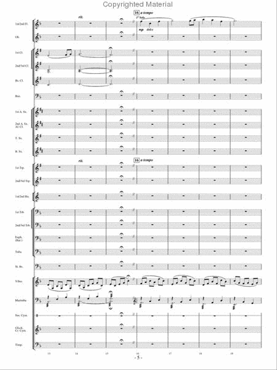 Heaven's Light Concert Band scores gallery preview page 4