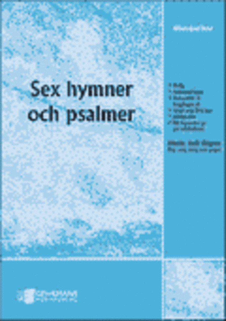 Sex hymner och psalmer 4-Part scores gallery preview page 1
