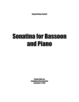 Sonata for Bassoon and Piano (2016)