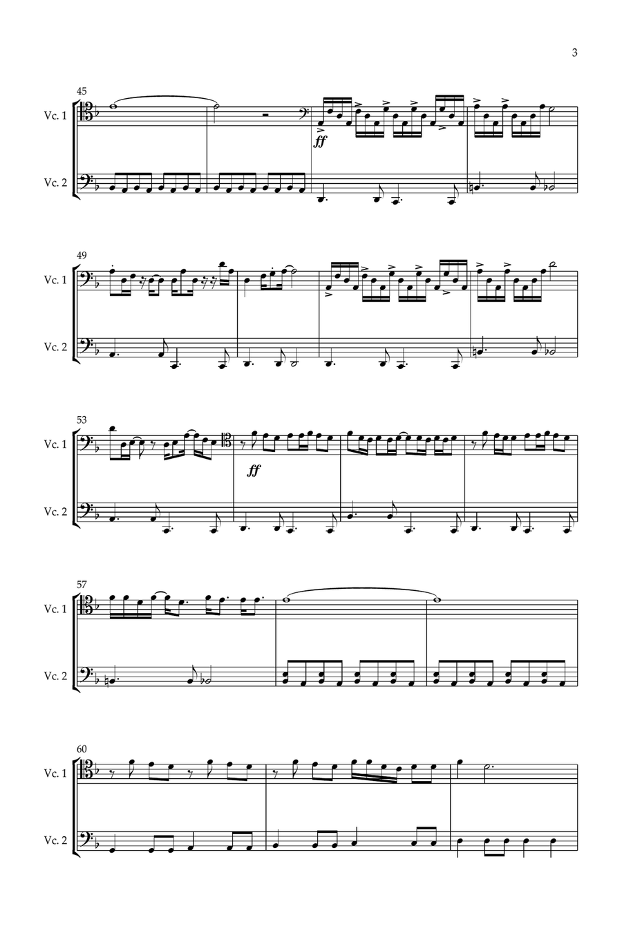 Dream On String Duet scores gallery preview page 3