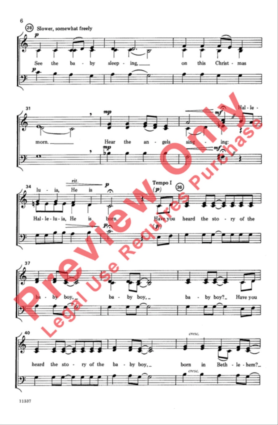 Have You Heard? 3-Part scores gallery preview page 5