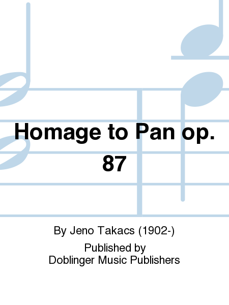 Homage to Pan op. 87