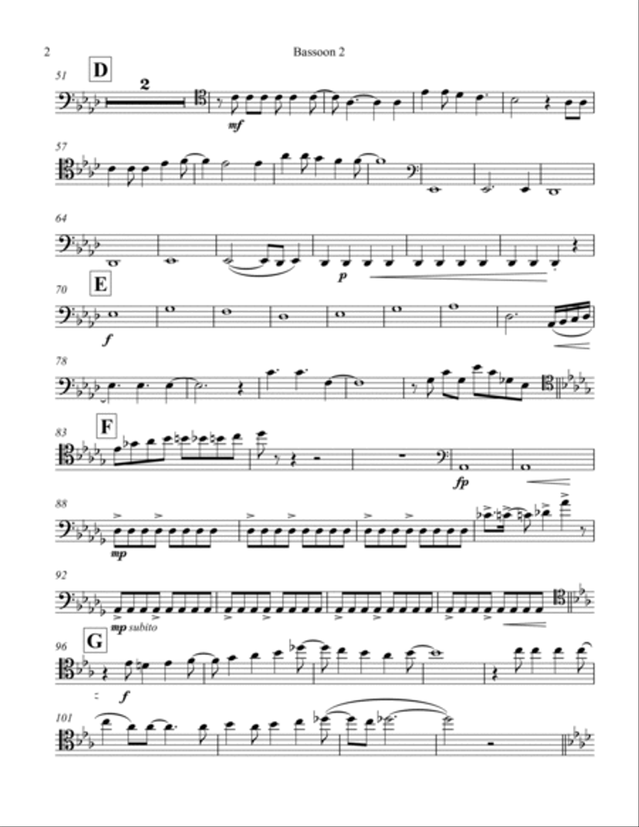 Let It Go Bassoon Quartet scores gallery preview page 5