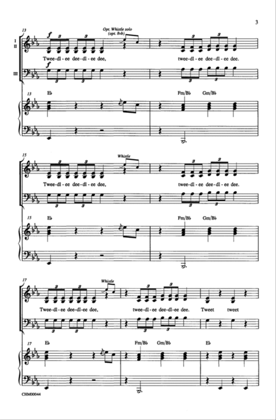 Rockin' Robin Rockin' Robin 3-Part scores gallery preview page 3