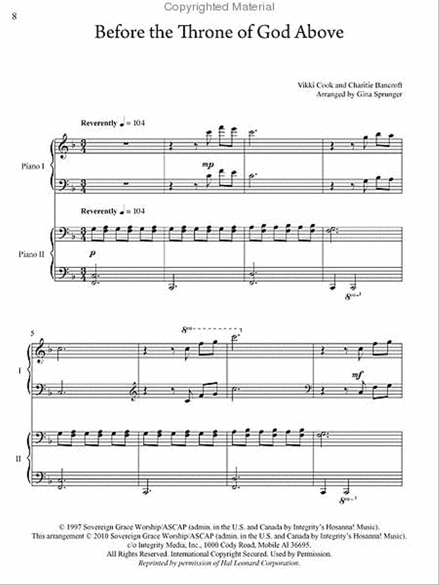 Magnify the Lord Piano Duet scores gallery preview page 4