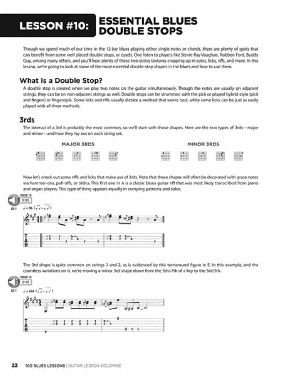 100 Blues Lessons Electric Guitar scores gallery preview page 4