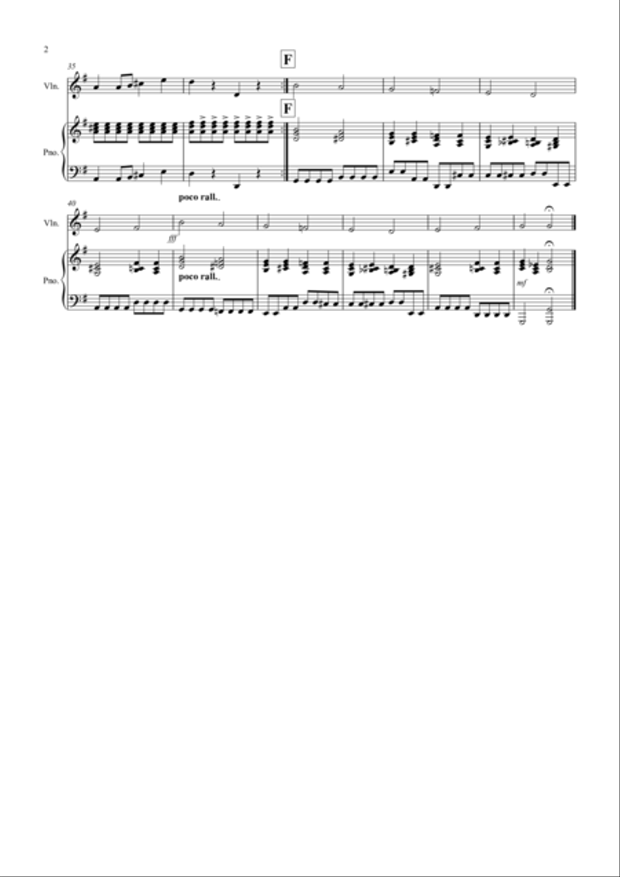 Pachelbel Rocks! for Violin and Piano Violin Solo scores gallery preview page 2