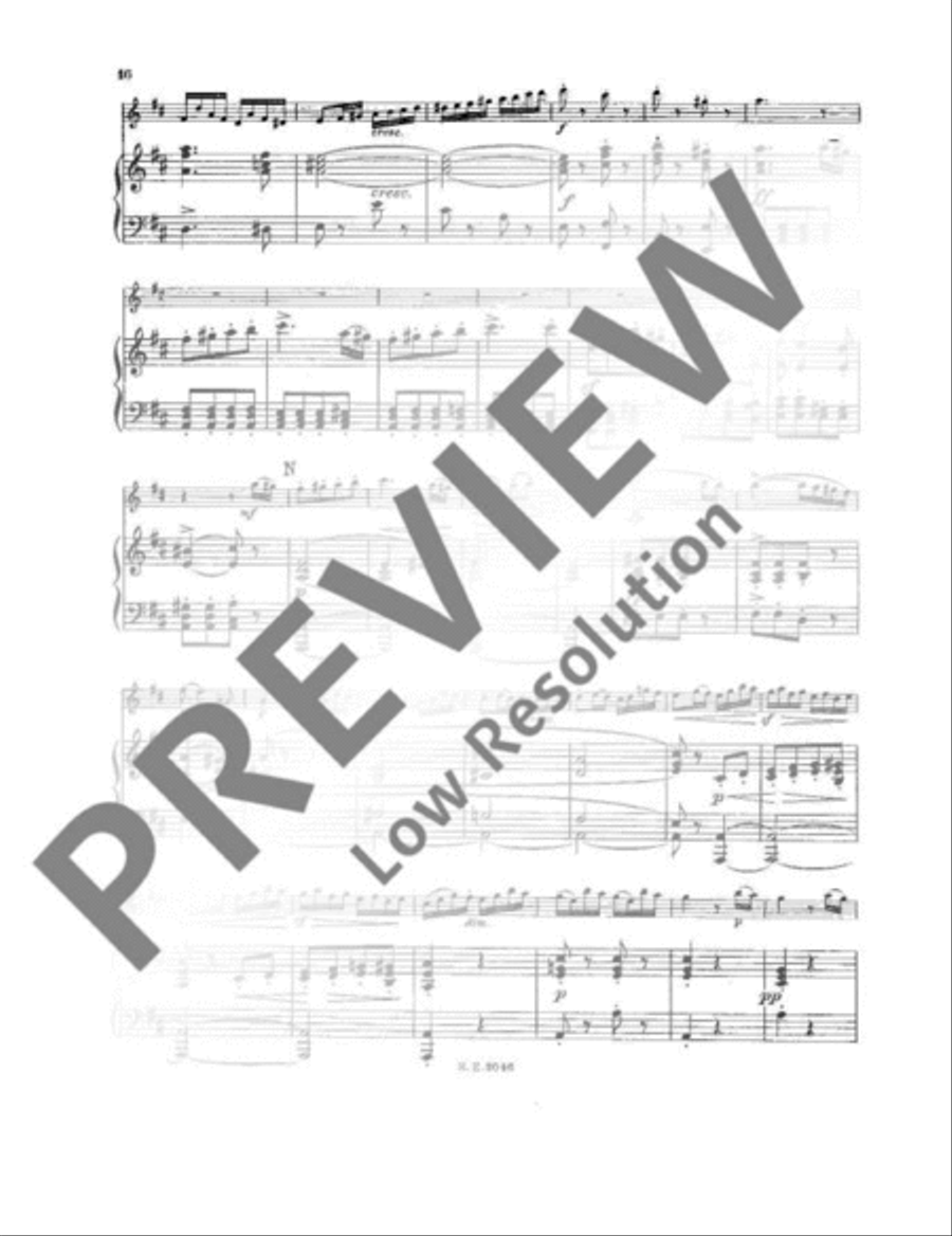 Concertino D Major Violin Solo scores gallery preview page 17