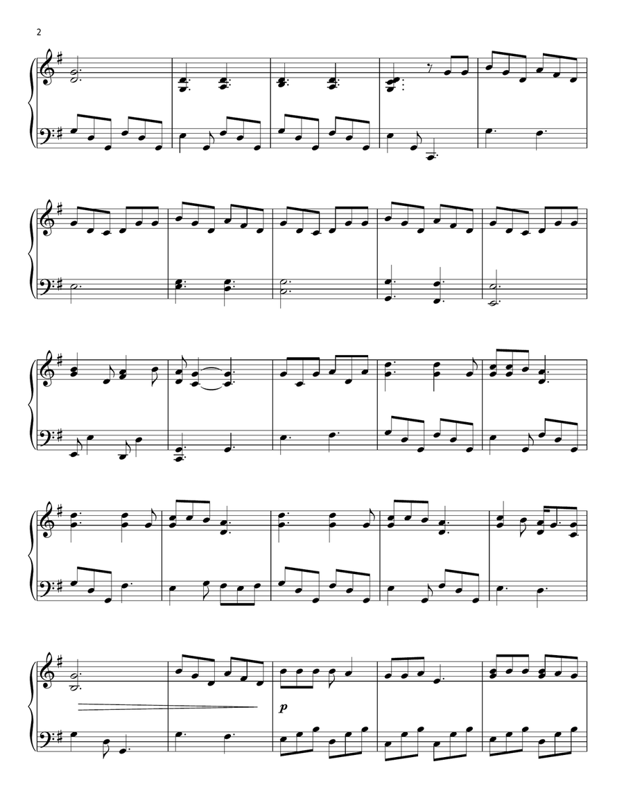 Shout To The North Shout To The North Piano Solo scores gallery preview page 2