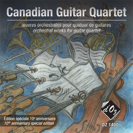 Canadian Guitar Quartet, oeuvres orchestrales pour quatuor de guitares