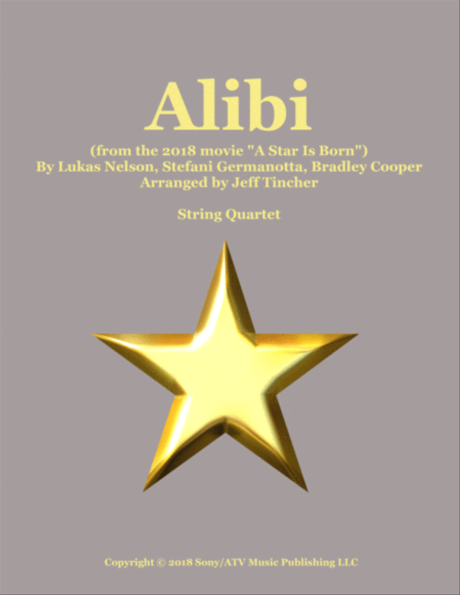 Alibi Alibi String Quartet scores gallery preview page 1