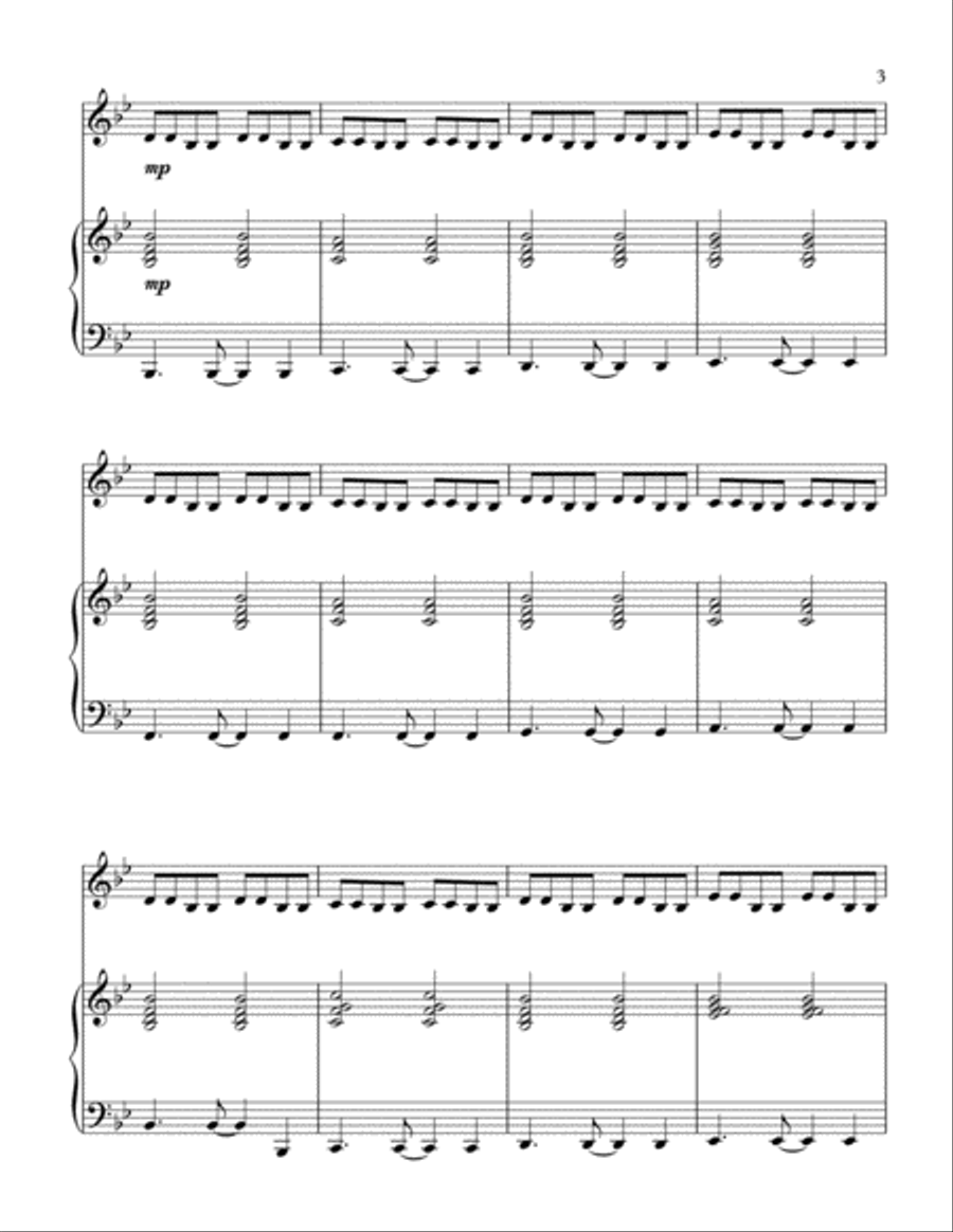 Gladiator Main Theme Woodwind Duet scores gallery preview page 4