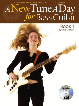 Book cover for A New Tune A Day: Bass Guitar - Book 1