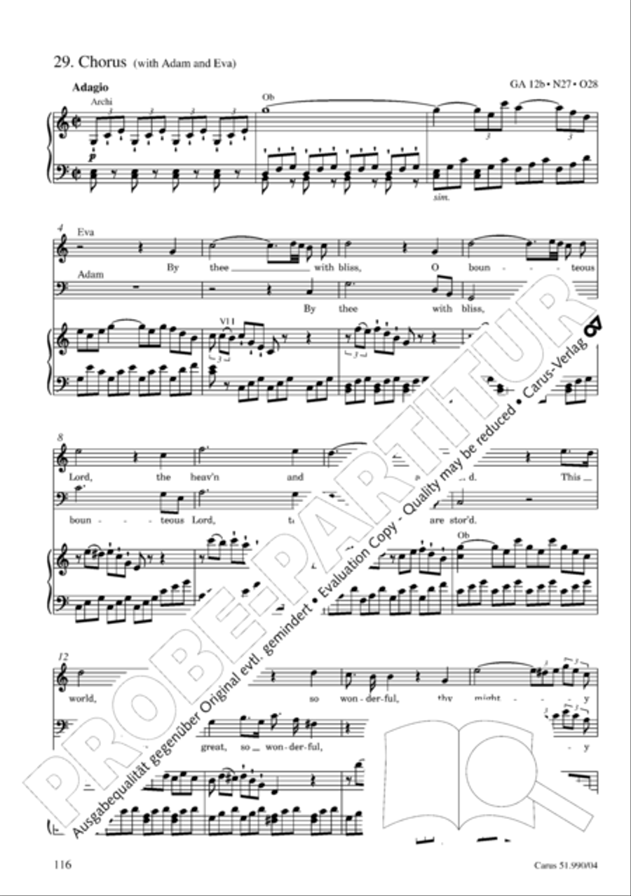 The Creation 4-Part scores gallery preview page 117