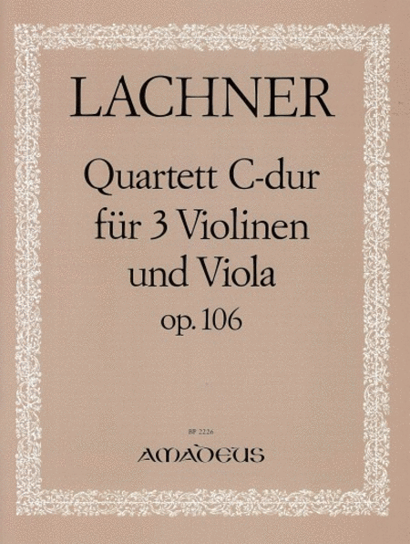 Quartet C major op. 106