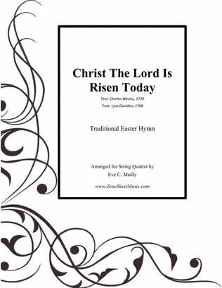 Book cover for Christ The Lord Is Risen Today - String Quartet
