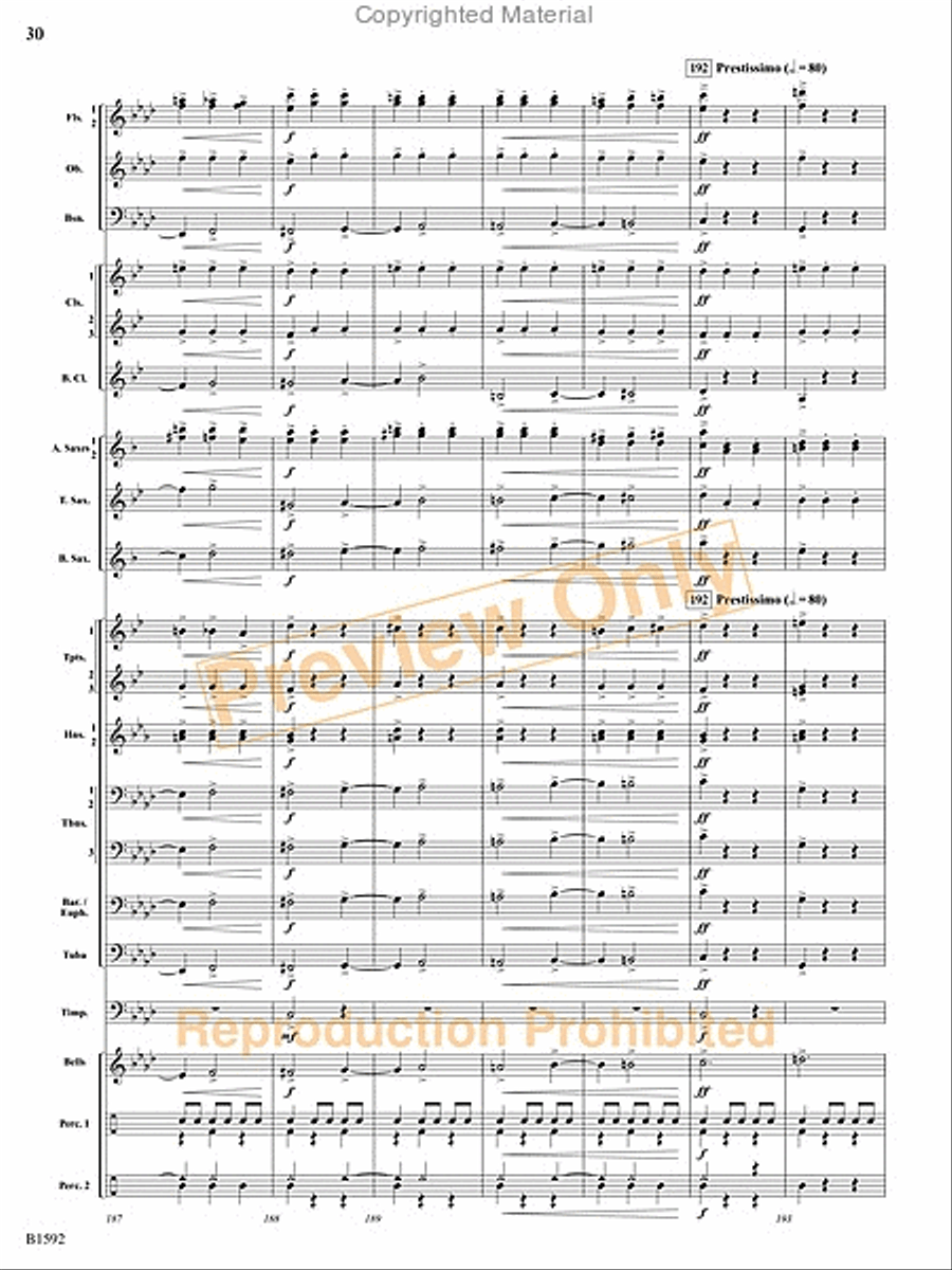 Dance of the Trolls Concert Band scores gallery preview page 31