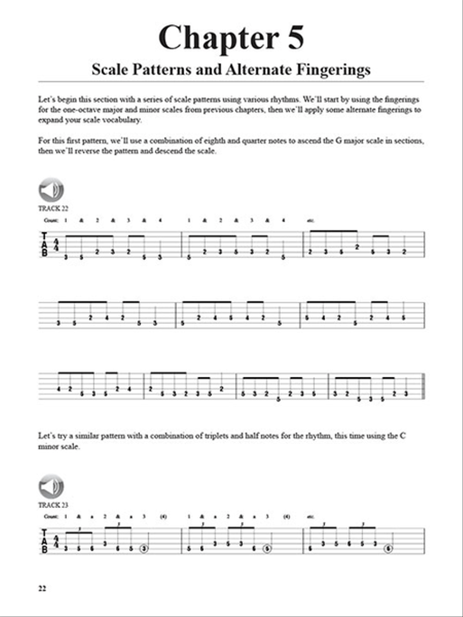 Teach Yourself to Play Guitar Scales Teach Yourself to Play Guitar Scales Guitar Tablature scores gallery preview page 4