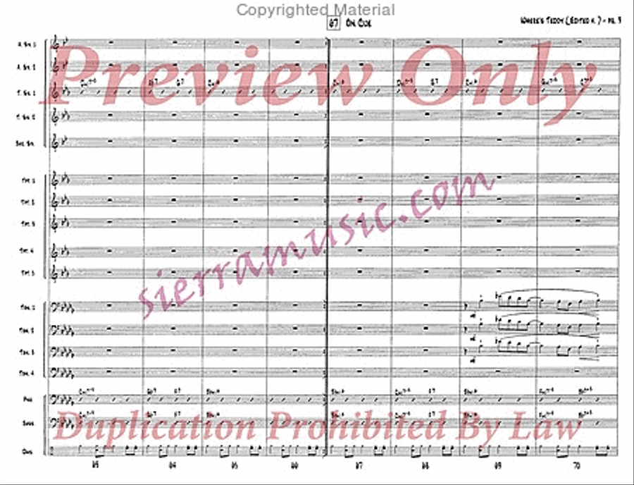 Where's Teddy (edited v.) Jazz Ensemble scores gallery preview page 10
