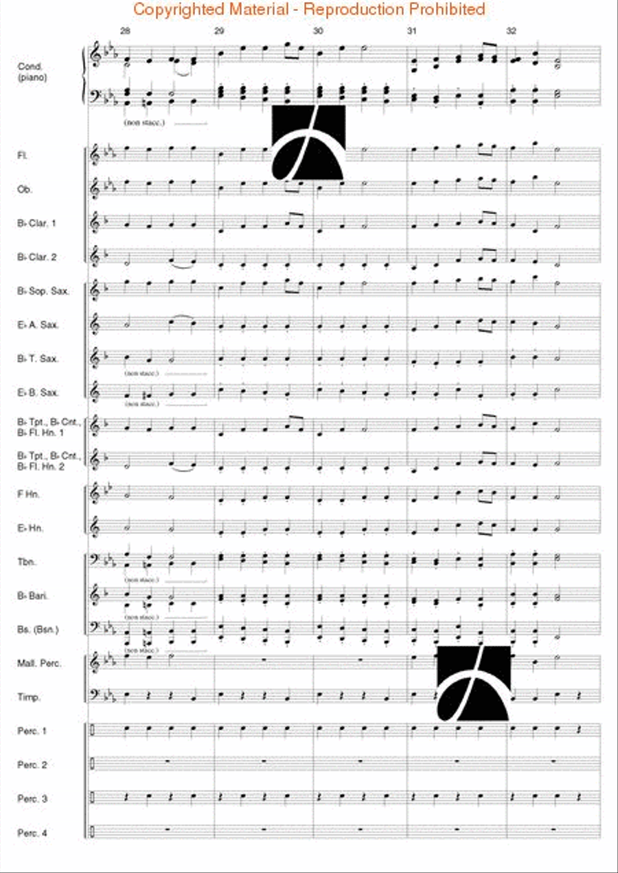 Band Time Christmas Concert Band scores gallery preview page 100
