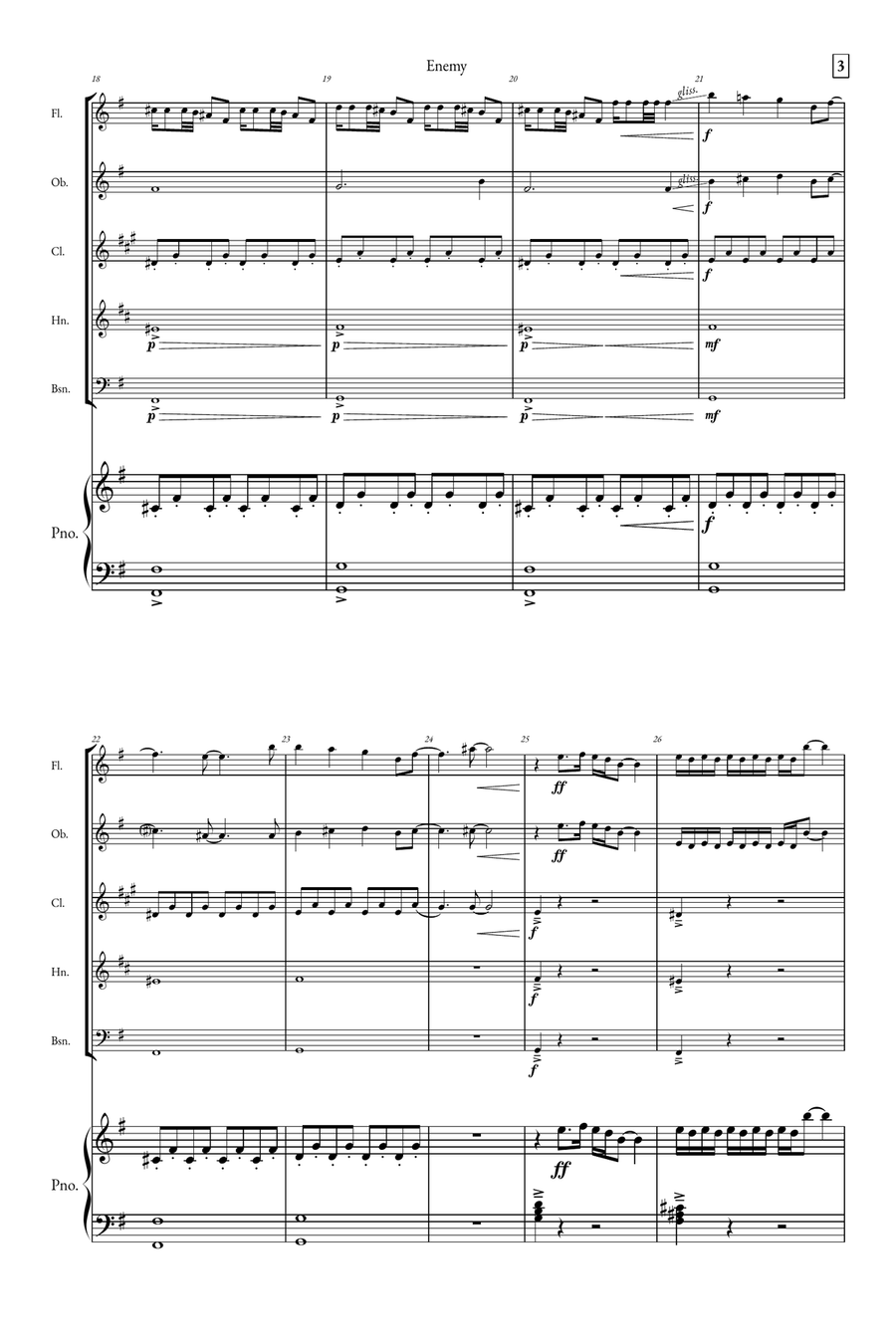 Enemy Small Ensemble scores gallery preview page 3