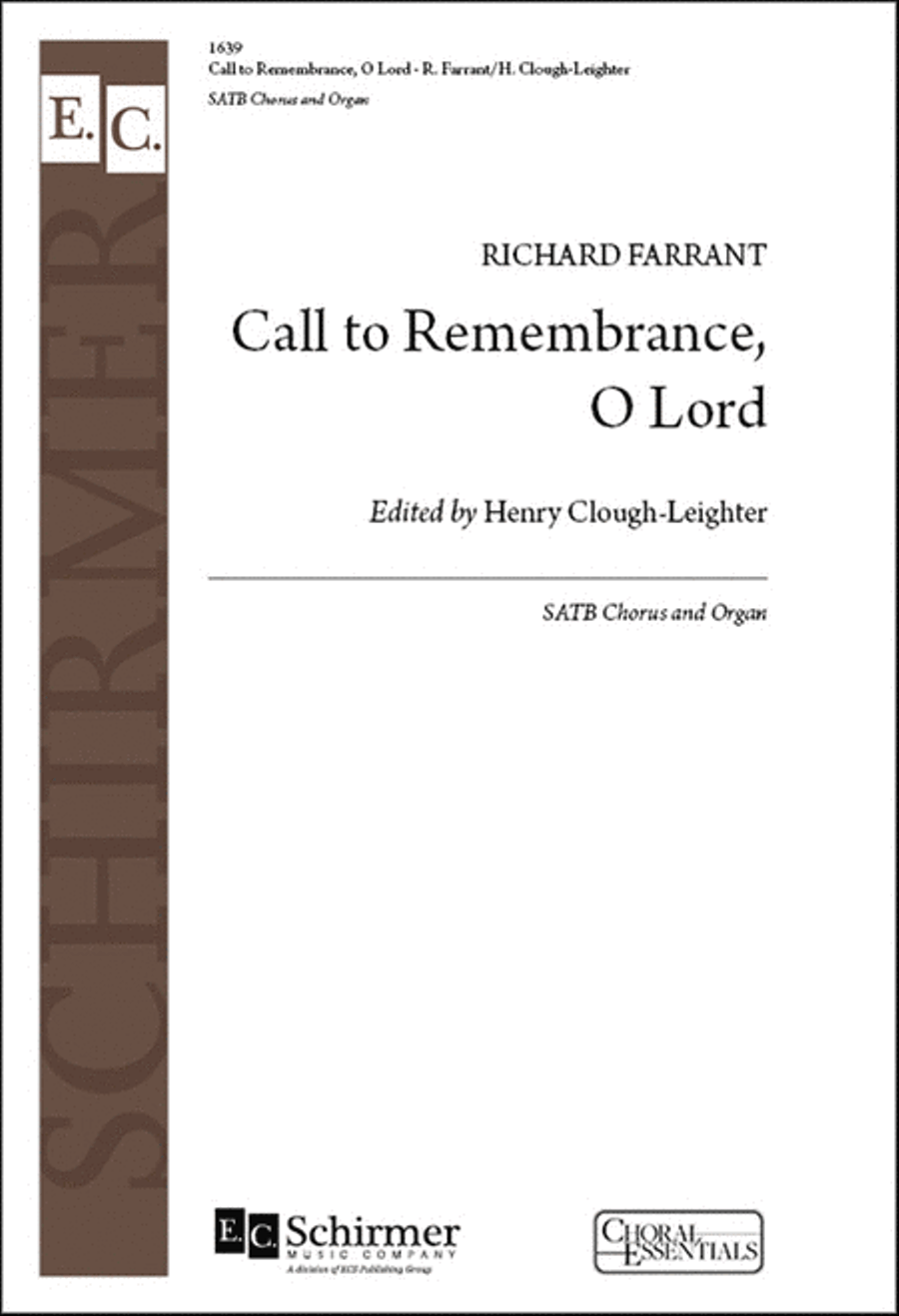 Call to Remembrance, O Lord 4-Part scores gallery preview page 1