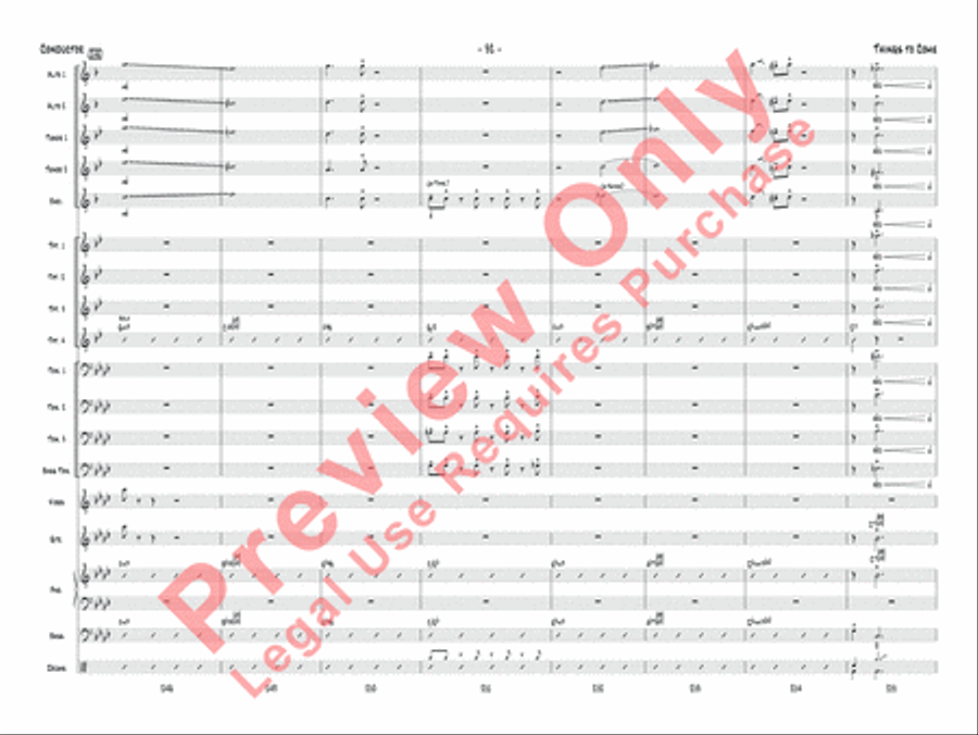 Things to Come Things to Come Jazz Ensemble scores gallery preview page 33