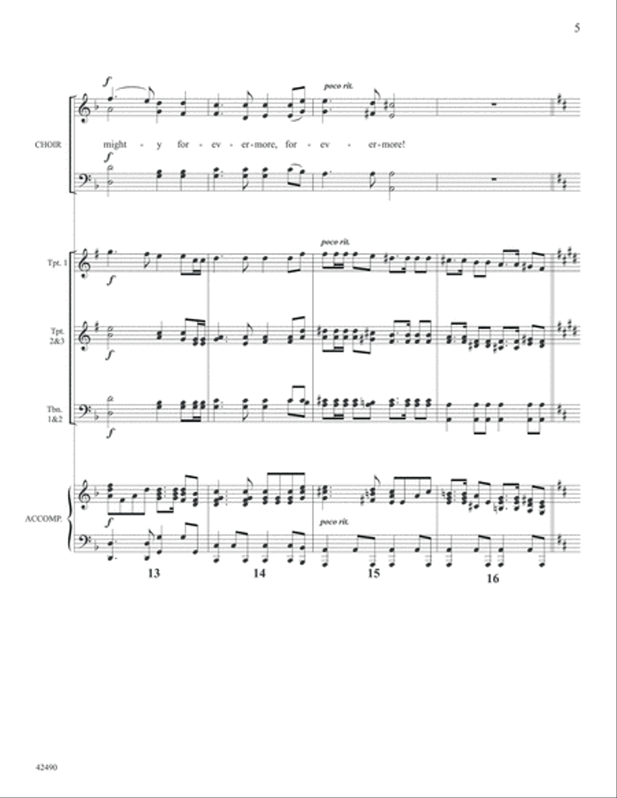 Concertato on Holy, Holy, Holy: Score Choir scores gallery preview page 5