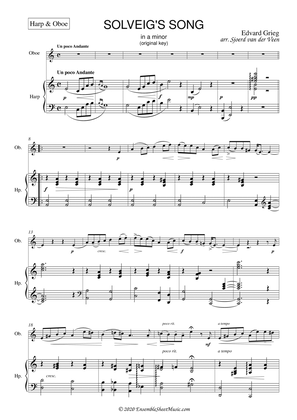 Solveig's Song for Harp & Oboe
